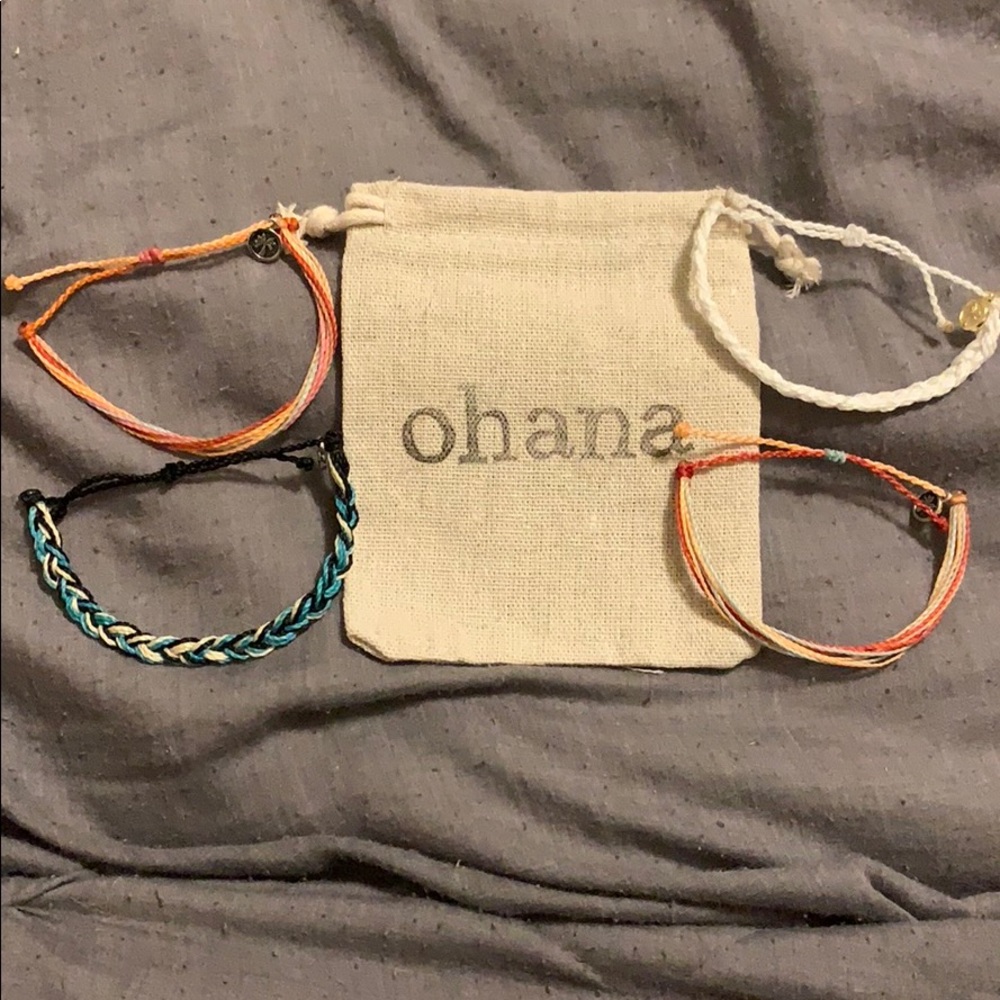 4 pack of ohana bracelets